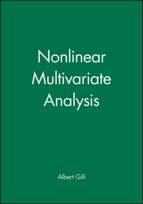 Gifi - Nonlinear Multivariate Analysis - New hardback or cased book - X555z
