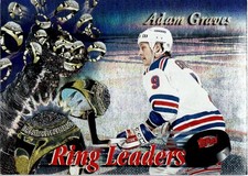 1995-96 Score VTG Ring Leaders Hockey Insert Adam Graves New York Rangers #20