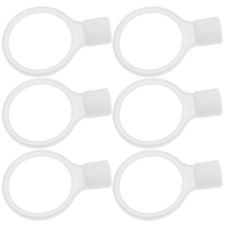 6 Pcs PVC Safety Cone Connectors for Traffic Barrier Construction Site Parking