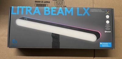Logitech G Litra Beam LX Dual-Sided RGB Streaming Key Light TrueSoft Technology
