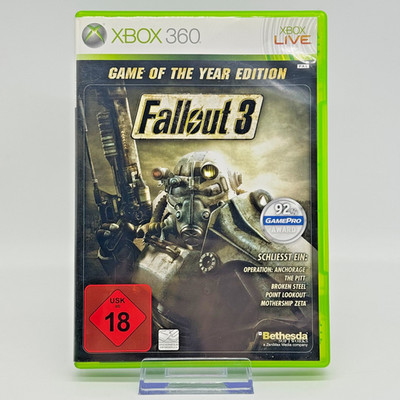 Fallout 3 - Game of The Year Edition (Microsoft Xbox 360) OVP mit Anleitung