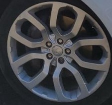 2015 Range Rover OE Wheel Road 20x8-1/2 10 Spoke 5 Split Spoke Silver Land Rover