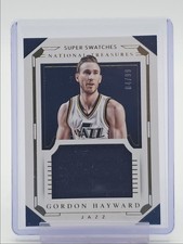 GORDON HAYWARD 2015-16 NATIONAL TREASURES SUPER SWATCHES PATCH /99 Q6002