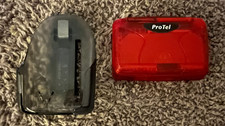 Vintage Motorola Talkabout T900 2 Way Pager Translucent Red Working w Clip