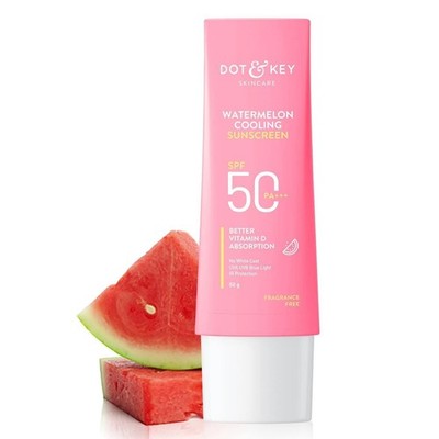 DK Watermelon Hyaluronic Cooling Sunscreen SPF 50 PA+++ Quick Absorbing | 50g