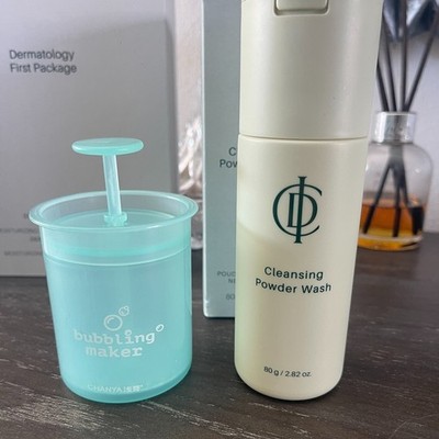 INCELLDERM Cleansing Powder Wash 80g + FREE Foaming Bottle K-Beauty