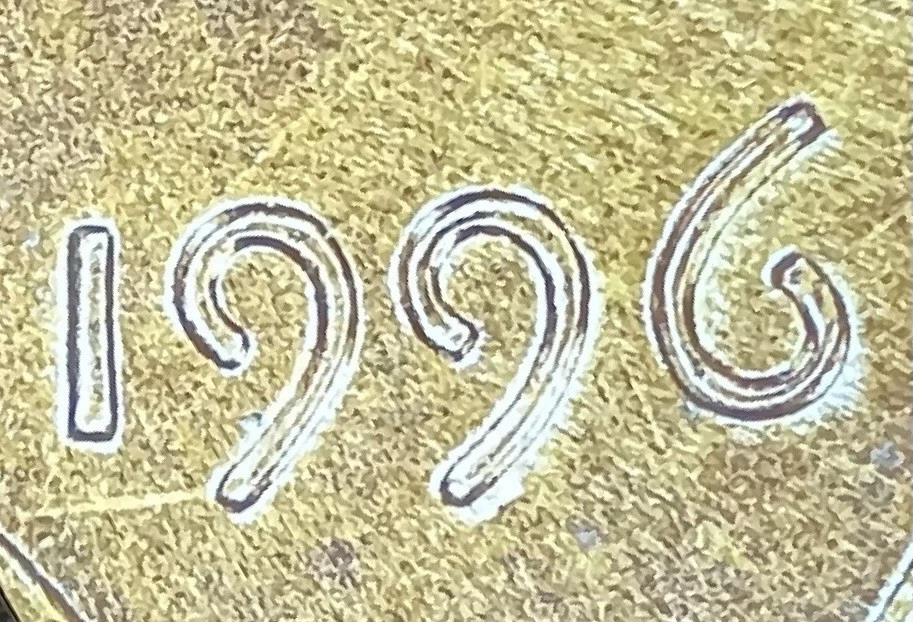 1996 Lincoln Cent Doubled Die Obverse FS-101-Strong Doubling Raw UNC Details - Image 4 of 4