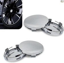 Car Wheel Center Cap, 2.36" OD 2.2" ID Wheel Center Hub Cap Cove Color: Silver