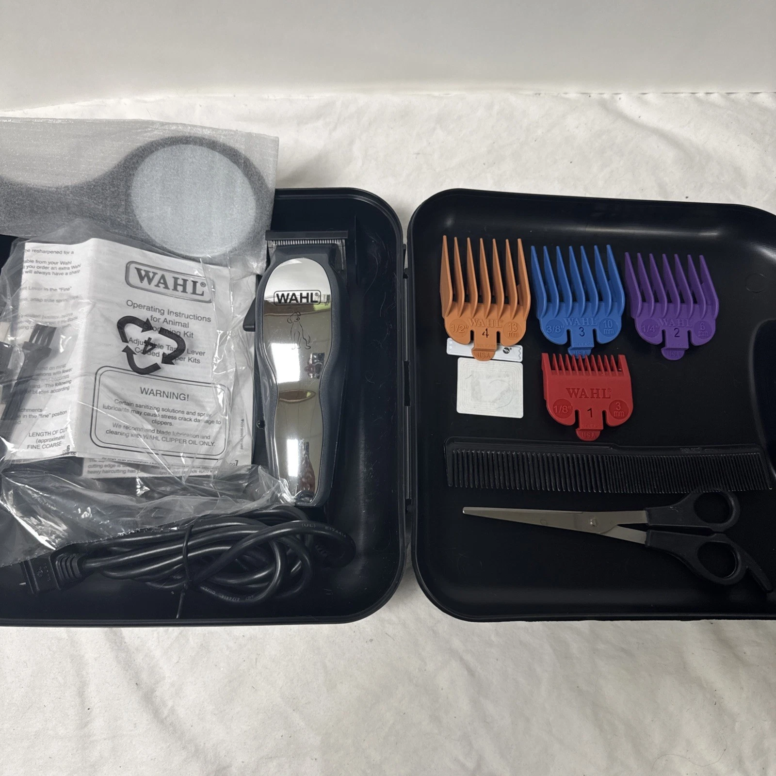Wahl Pet Grooming Clipper Kit Electric Corded Dogs & Cats Model 9281-210