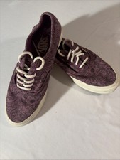 Vans Authentic Slim Motif Floral Grape Juice And Marshmallow Sz 5.5 229