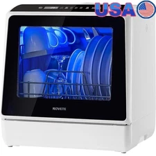 Compact Portable Dishwasher 3 in 1 Baby Care Mode Fast Speed Wash Accessories US