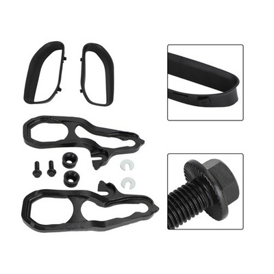 Front Black Tow Hooks Left & Right with Mopar 82215268AB Für 2019 2020 Ram 1500