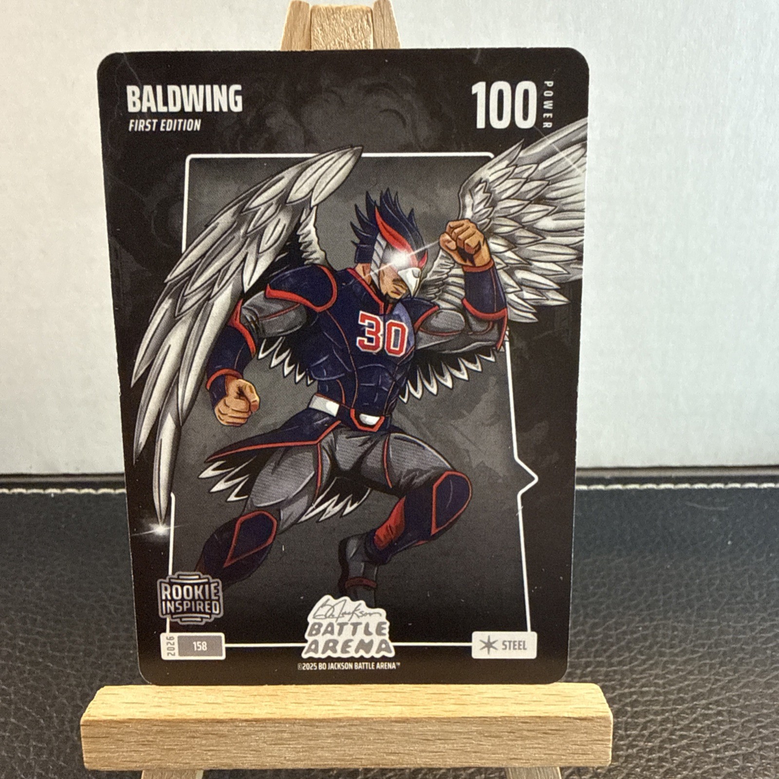 Drake Baldwin BALDWING Steel 2026 Bo Jackson Battle Arena Card #158 Braves