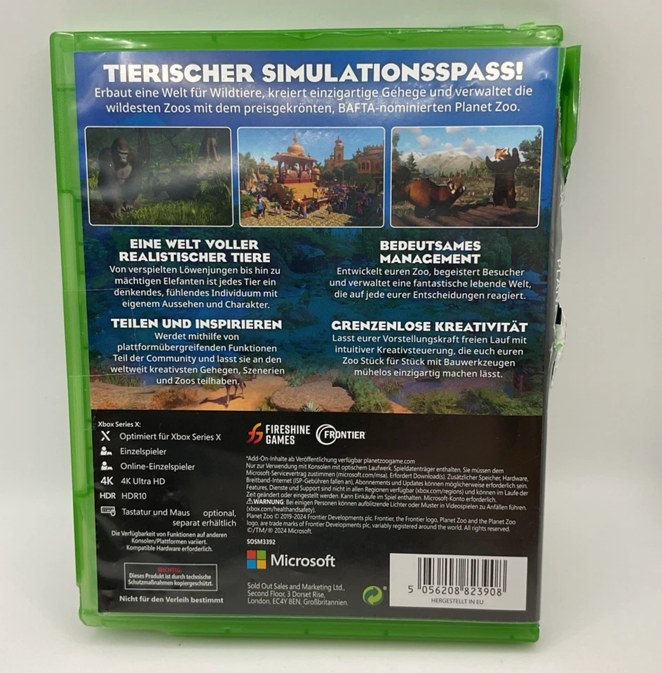 Planet Zoo: Console Edition (Microsoft Xbox Series X / Blu-Ray), photo 2 of 5