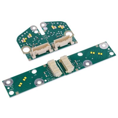 Yellow LED DRL Boards for 5 Series F90 M5 G30 G31 2021-2023 Left Side