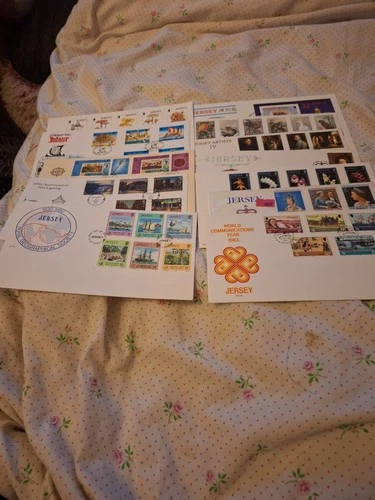 12 x Jersey FDC  All Different,