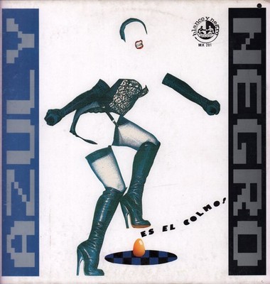 Azul Y Negro Es El Colmo 12'' vinyl Spain Blanco Y Negro 1988 in pic sleeve - has