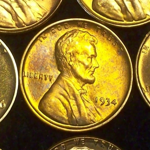 1934-P BU - SOLID LINCOLN WHEAT CENT - NICE COLOR - GOOD DETAILS - SEE PICS!