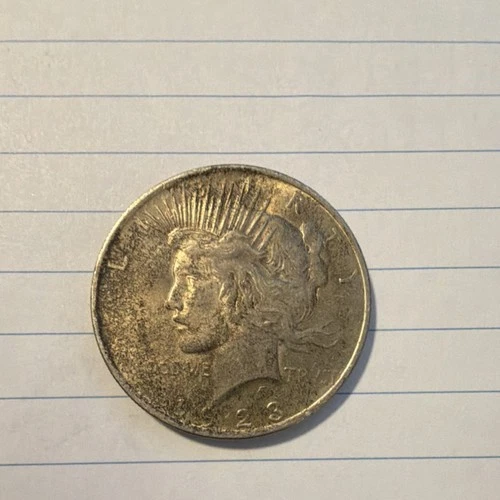 1923 Peace Dollar $1 Silver Coin Circulated Business Strike 0.9 Fineness