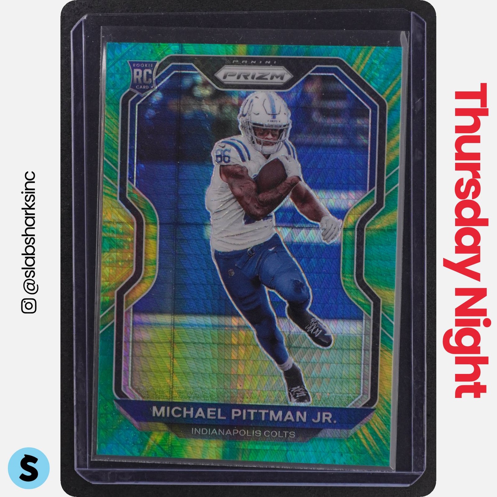 Michael Pittman Jr. Panini Prizm #333 Hyper