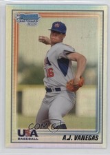 2010 Bowman Chrome 18U USA Team Refractor 123/777 AJ Vanegas #USA18-BC18 n0c