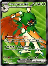 DECIDUEYE EX POKEMON PERFECT ORDER 100/088 ULTRA RARE HOLO LIGHTLY PLAYED