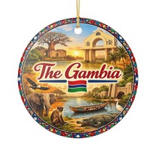 The Gambia Ornament  West Africa travel souvenir