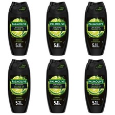 Image of Palmolive Men Intense Charge up Bergamot and Vetiver Scent Shower Gel - 6×220ml