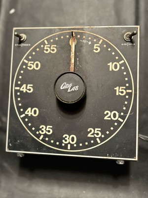 Vintage Gra Lab Model 300 Glow Darkroom Photo Timer Photography - Working