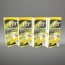 4-Pack Ayr Saline Nasal Gel 0.50Oz/Ea. Exp-08/2028