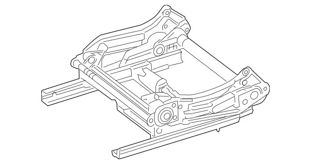 MERCEDES Mercedes-Benz OEM Power Seat-bottom Base Tracks