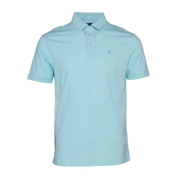 Hackett London Herren-Poloshirt GrößE L Logo Leinenmischung HM562995-image