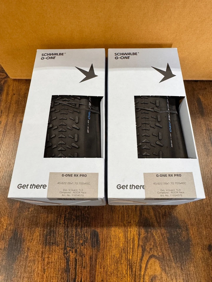 Schwalbe G-One RX Pro 700 x 45, Tubeless Falt Gravel Reifen schwarz Addix - Paar