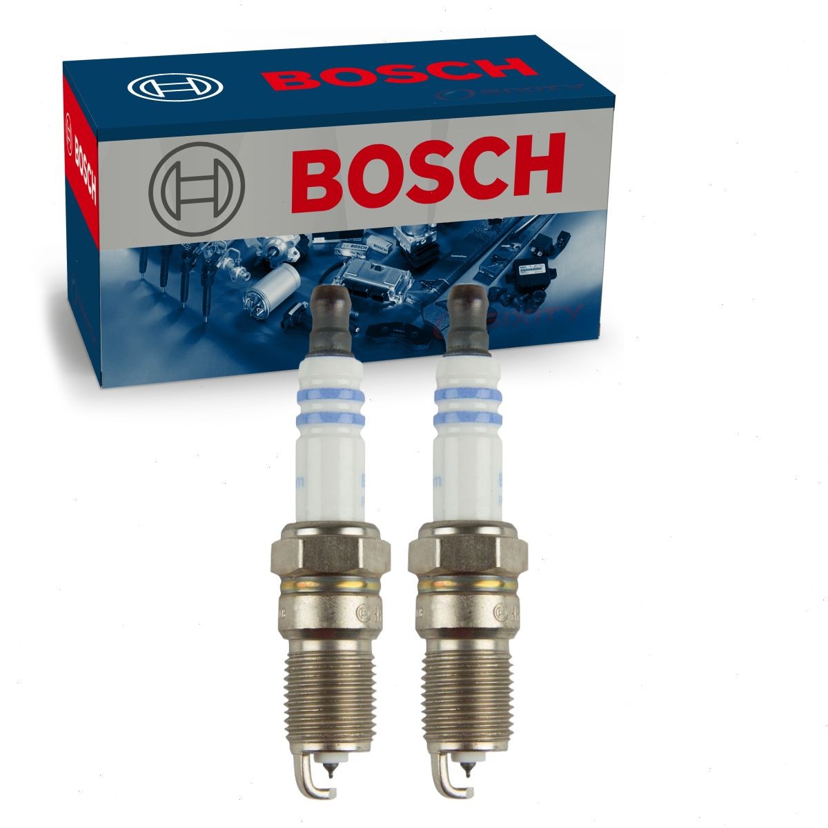2 pc Bosch 9605 Double Iridium Spark Plugs for 97287 924-1823 924-1530 90813 un