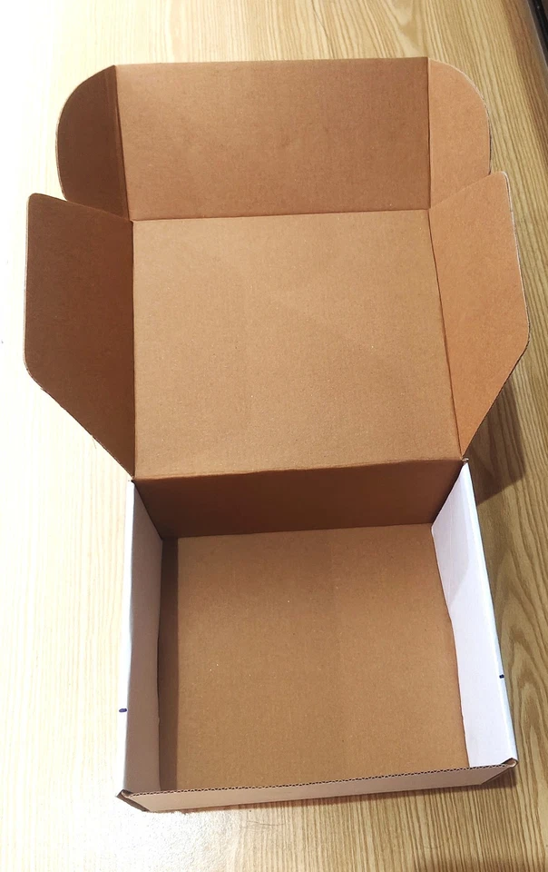 25 Pack 9x7x4 White Corrugated Shipping Mailers Packing Box Boxes Folding - Image 4 of 4