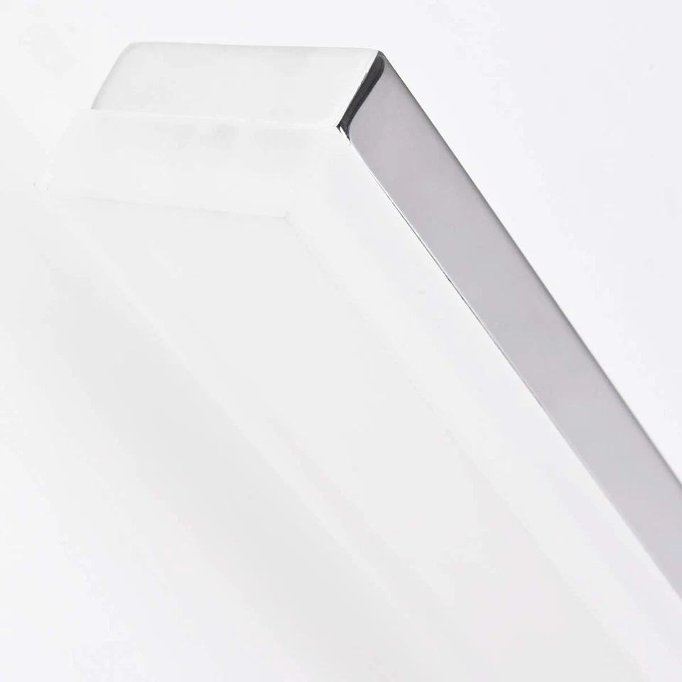 Luz de tocador LED moderna de 36 pulgadas mirrea para baño, plateada, regulable, J930-36W Foto 4 de 4