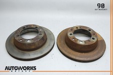 85-88 Porsche 944 924 928 Rear Left Right Side Brake Rotor Disk Set Of 2 Oem
