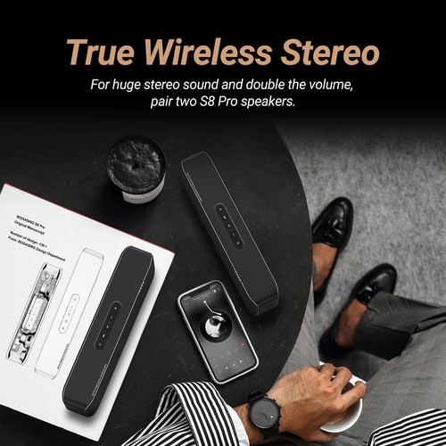 Wireless Bluetooth Speaker Portable Stereo Music WaterProof AUX/TF - Picture 3 of 13