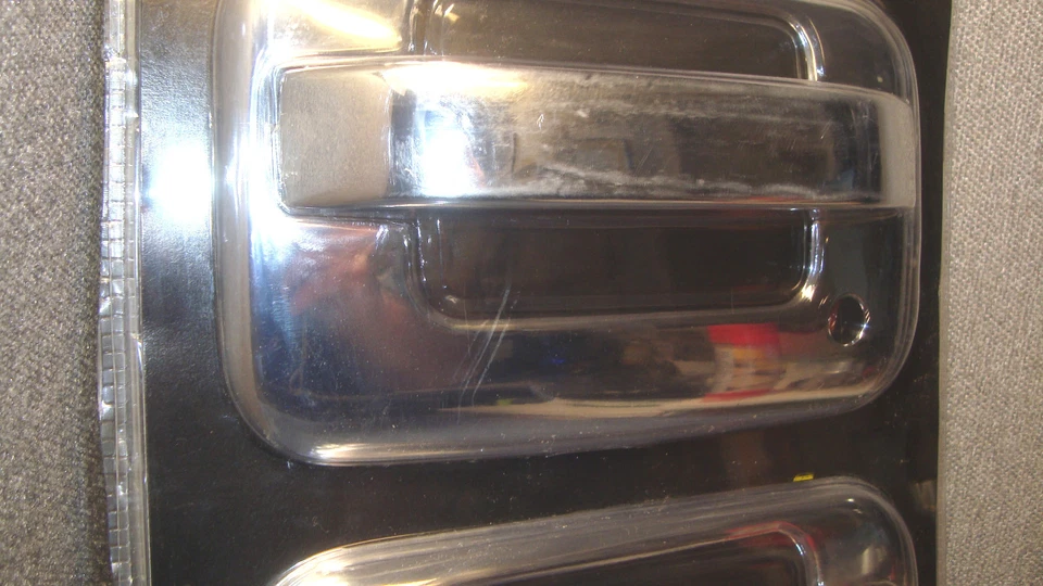 DOOR HANDLE COVERS Stainless Steel 2 Piece TFP 44291 Fits FORD F150 2DR 04-14 P4 - Изображение 2 из 4