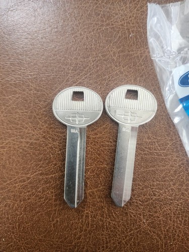 NOS OEM Vintage Lincoln Key Blank Pair 1966-1984 1766LN, S1766LN, Mark III, IV - Picture 6 of 7
