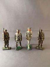Lot Of 4 Vintage Barclay tin / lead U.S.A. Navy Soldiers