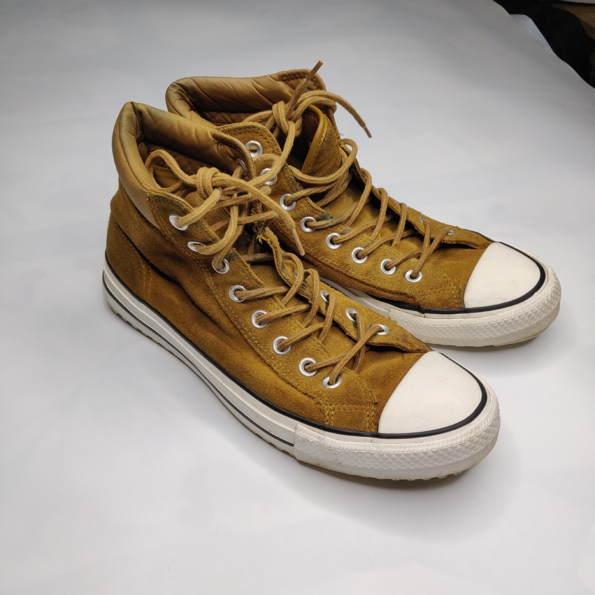 Converse Chuck Taylor All Star Hi top Shoes Mens 8 womens 10 Vintage Brown Tan Brown Converse High Tops - Etsy main image 4