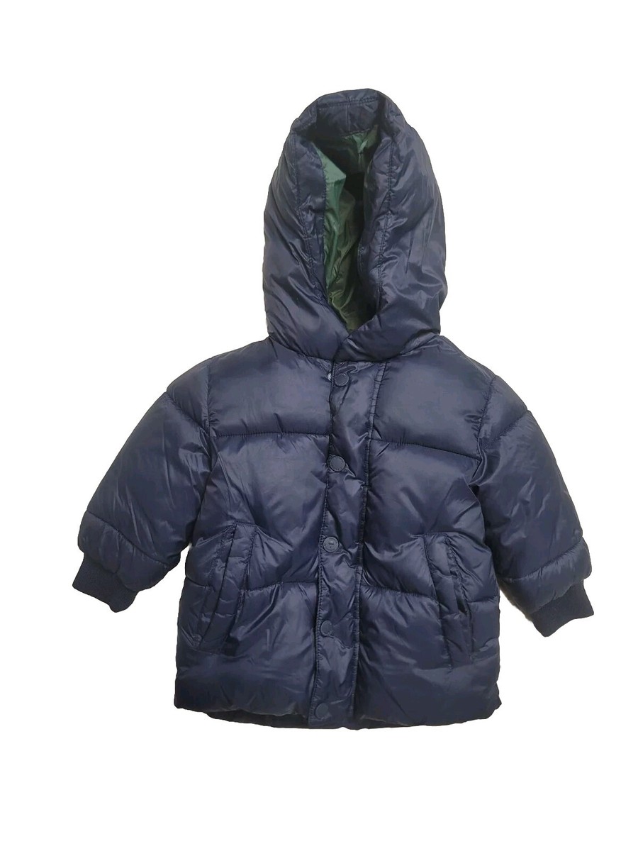 Zara Baby Boy Puffer Jacket 12-18 Months Blue