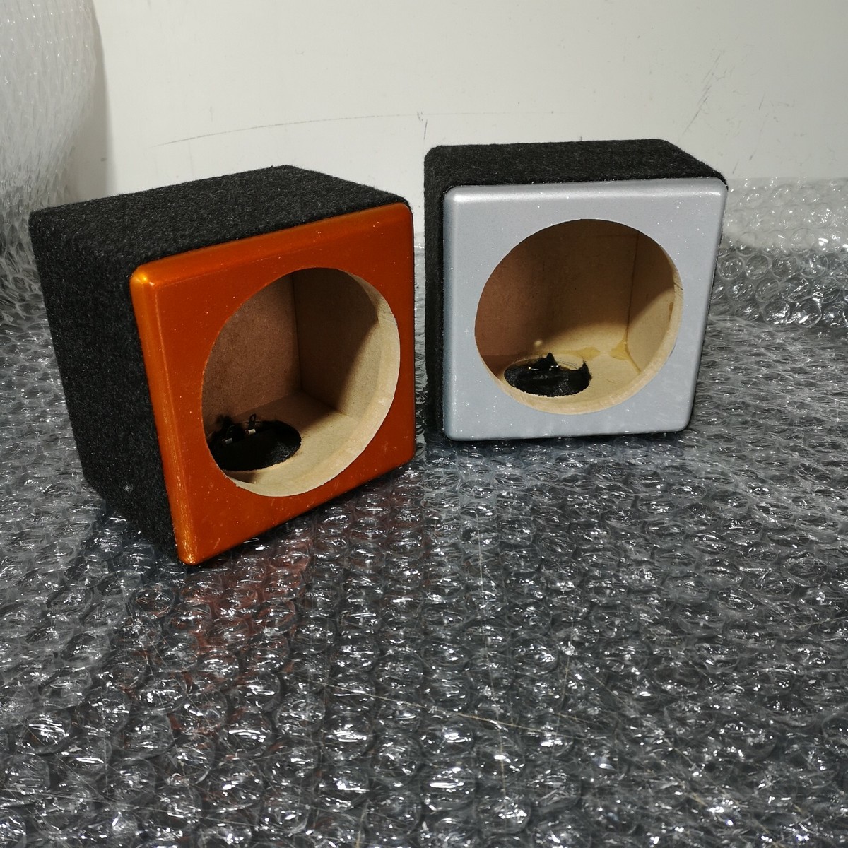 PAIR of Speaker pod box mount co axial component van car sub