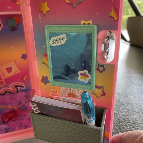 Real Littles Pink Locker Micro Stationary. Good Used Condition Missing Pieces - Picture 5 of 6