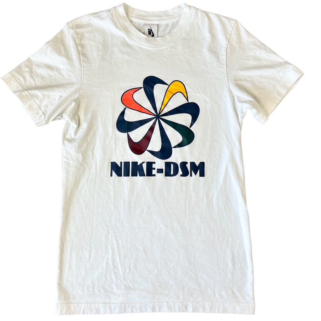 Mens Nike Graphic T-Shirt White Swoosh Dover Street Market