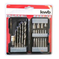 Kwb Bit Bohrer Set 22-Tlg. Bohrerset, Metallbohrer Bit-Set Bitset SteckschlüSsel