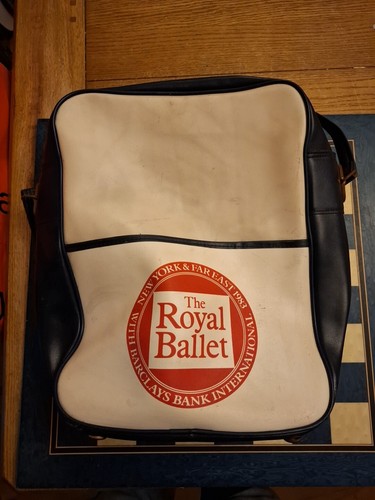Vintage 1983 Promotional The Royal Ballet Barclays Bank Travel Shoulder Bag * - 第 1/11 張圖片