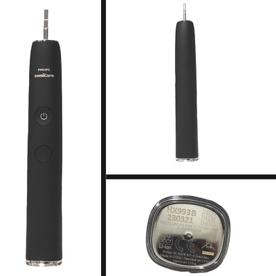 Black Toothbrush Handle HX993B Compatible With PHILIPS DiamondClean 9000 / Smart
