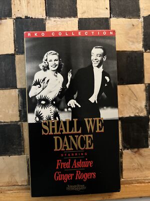 Shall We Dance 1937 VHS Fred Astaire Ginger Rogers B/W Broadway Musical